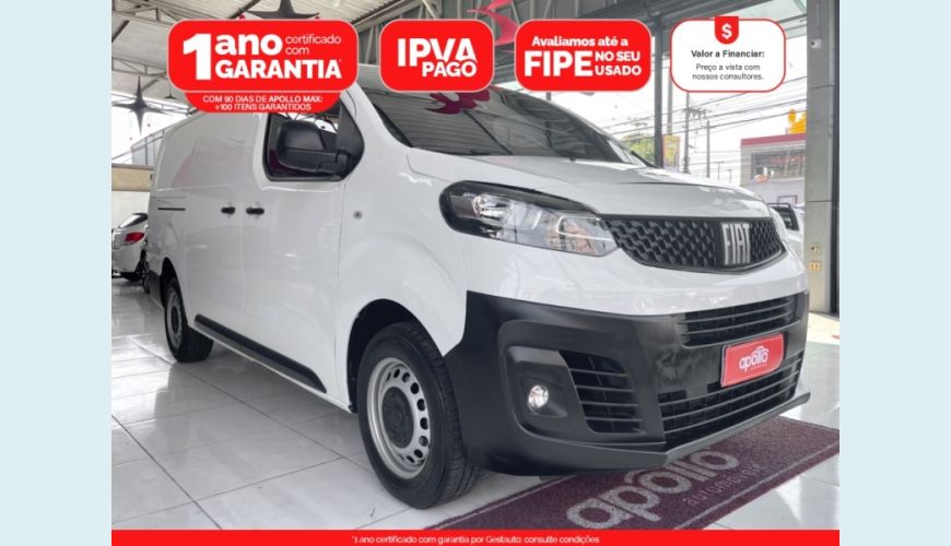 FIAT SCUDO 1.5 BLUEHDI DIESEL CARGO MANUAL - BRANCO - 2023 Foto 1 (Grande)