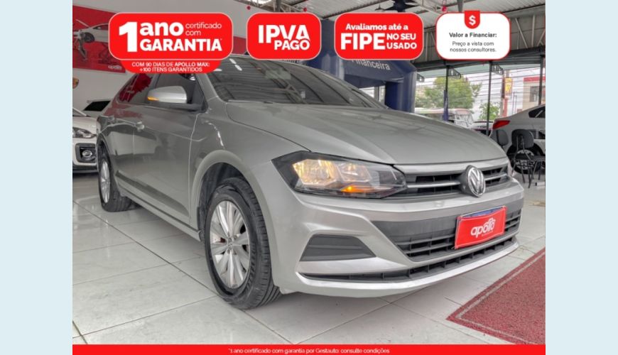 VOLKSWAGEN VIRTUS 1.6 MSI TOTAL FLEX MANUAL - PRATA - 2021 Foto 1 (Grande)