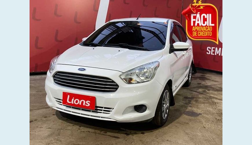 FORD KA SEDAN SE PLUS 1.0 FLEX - BRANCO - 2015 Foto 1 (Grande)