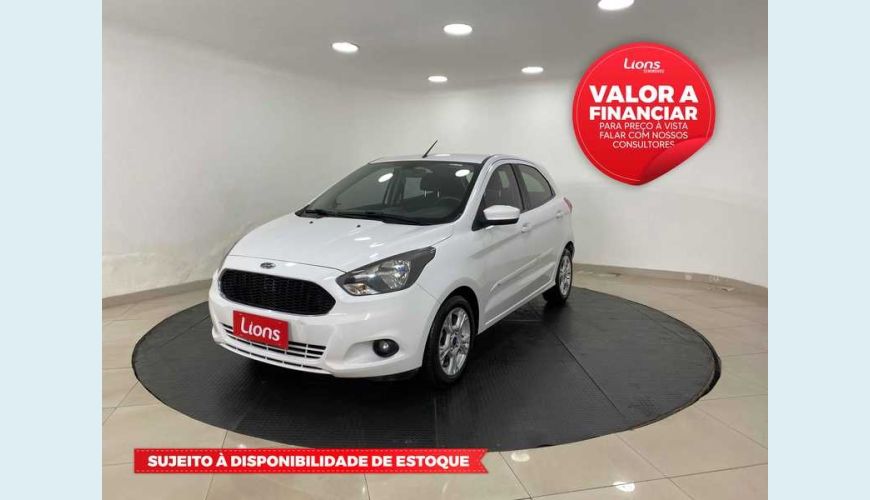 FORD KA SE 1.0 FLEX - BRANCO - 2015 Foto 1 (Grande)