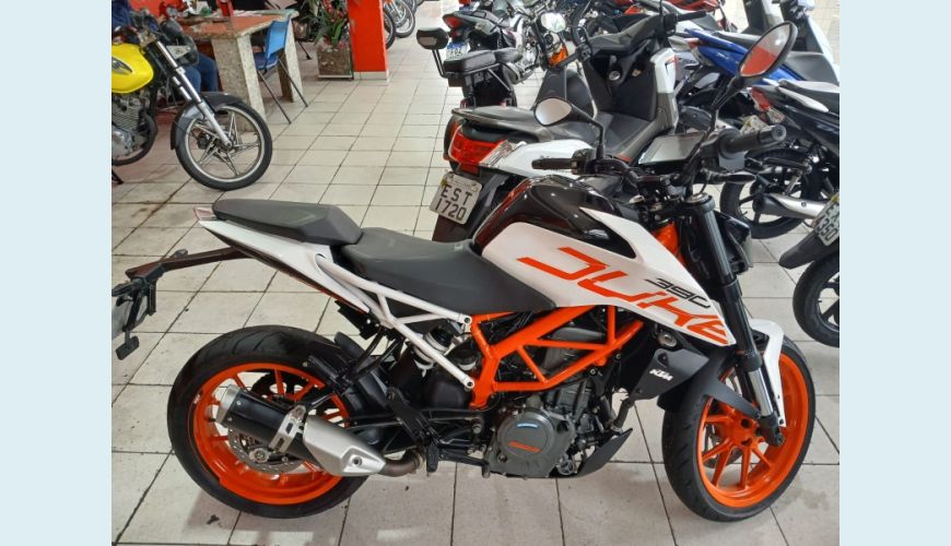 KTM DUKE 390 - BRANCO - 2020 Foto 1 (Grande)