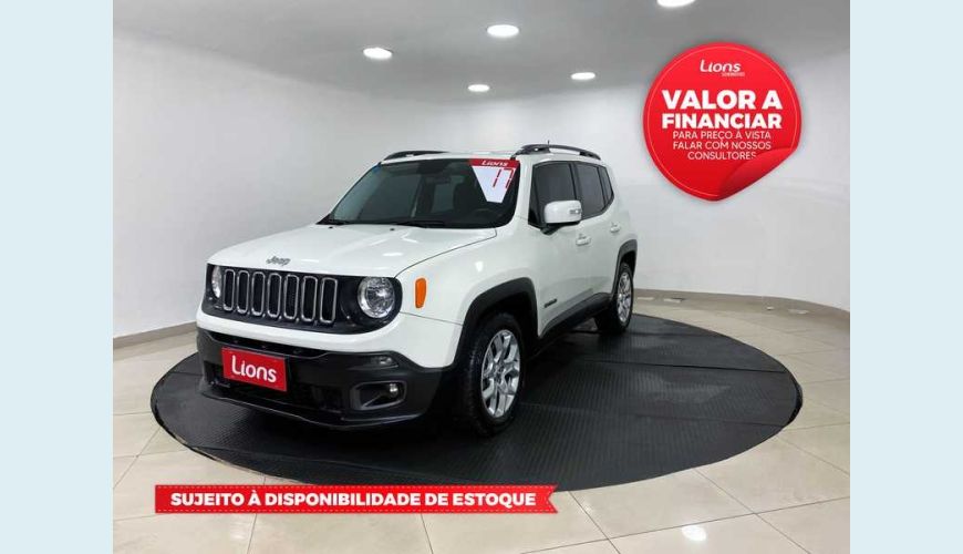 JEEP RENEGADE LONGITUDE TETO 1.8 AUT. FLEX - BRANCO - 2017 Foto 1 (Grande)