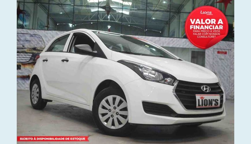 HYUNDAI HB 20 1.0 TURBO COMFORT PLUS BLUEMEDIA FLEX - BRANCO - 2017 Foto 1 (Grande)
