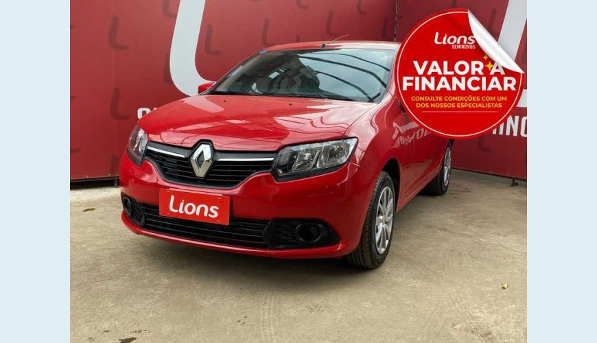 RENAULT SANDERO EXPRESSION 1.0 16V FLEX - VERMELHO - 2015 Foto 1 (Grande)