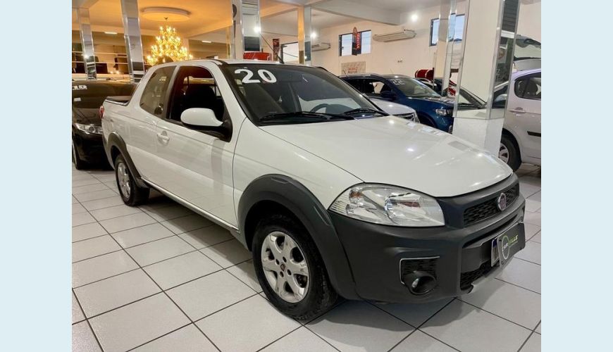 FIAT STRADA FREEDOM CD1.4 FLEX 8V - BRANCO - 2020 Foto 1 (Grande)