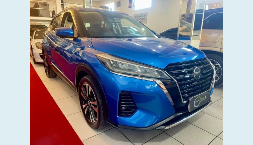NISSAN KICKS EXCLUSIVE CVT - AZUL - 2022 Foto 1 (Grande)