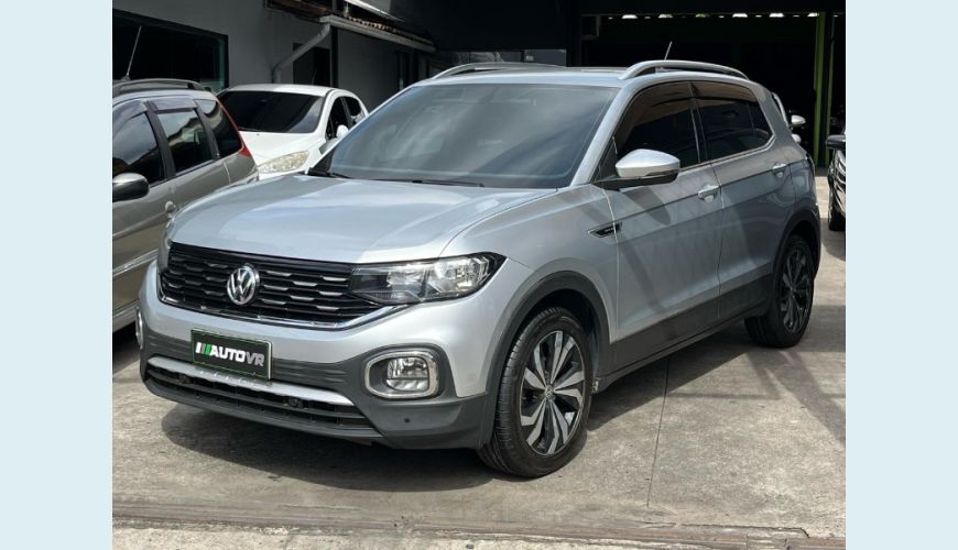 VOLKSWAGEN T-CROSS HIGHLINE 1.4 TSI FLEX 16V 5P AUT - PRATA - 2021 Foto 1 (Grande)