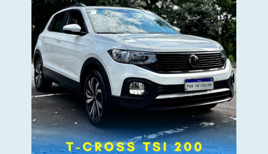 VOLKSWAGEN T-CROSS 200 TSI 1.0 FLEX 12V 5P AUT. - BRANCO - 2024 Foto 1 (Grande)