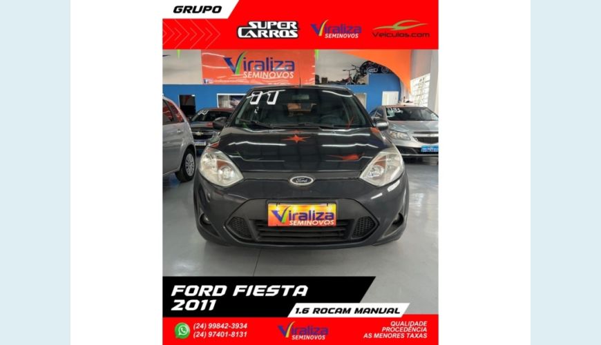 FORD FIESTA - CINZA - 2011 Foto 1 (Grande)