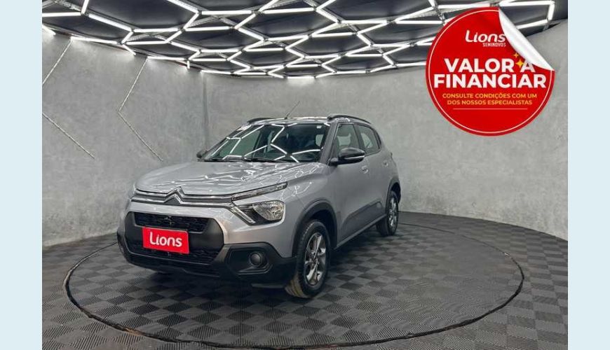 CITROËN C3 FEEL 1.0 FLEX - PRATA - 2023 Foto 1 (Grande)