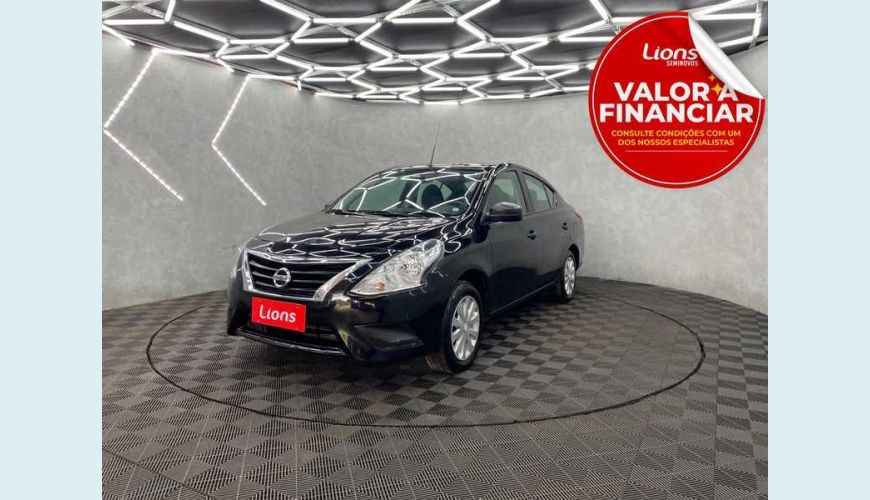 NISSAN VERSA 1.0 12V V-DRIVE FLEX - PRETO - 2021 Foto 1 (Grande)