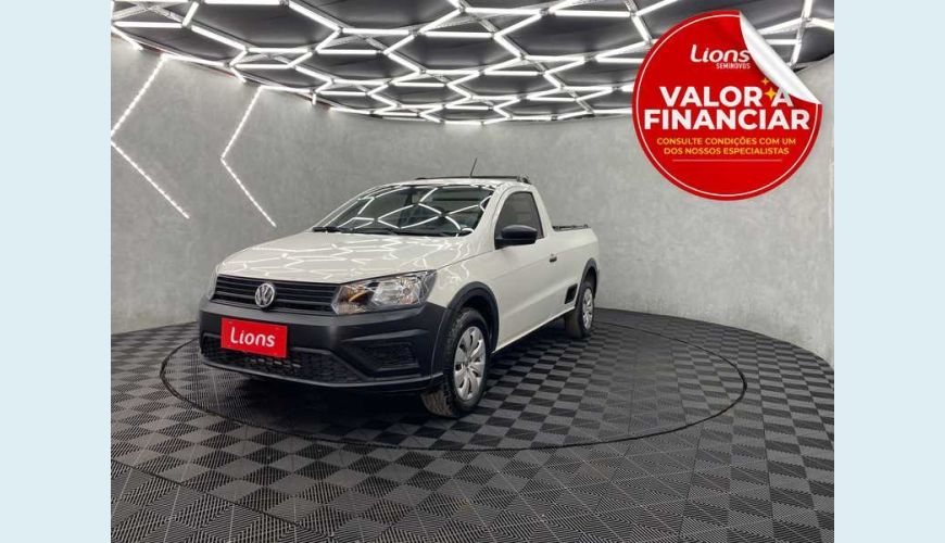 VOLKSWAGEN SAVEIRO ROBUST 1.6 MSI CS FLEX - BRANCO - 2018 Foto 1 (Grande)