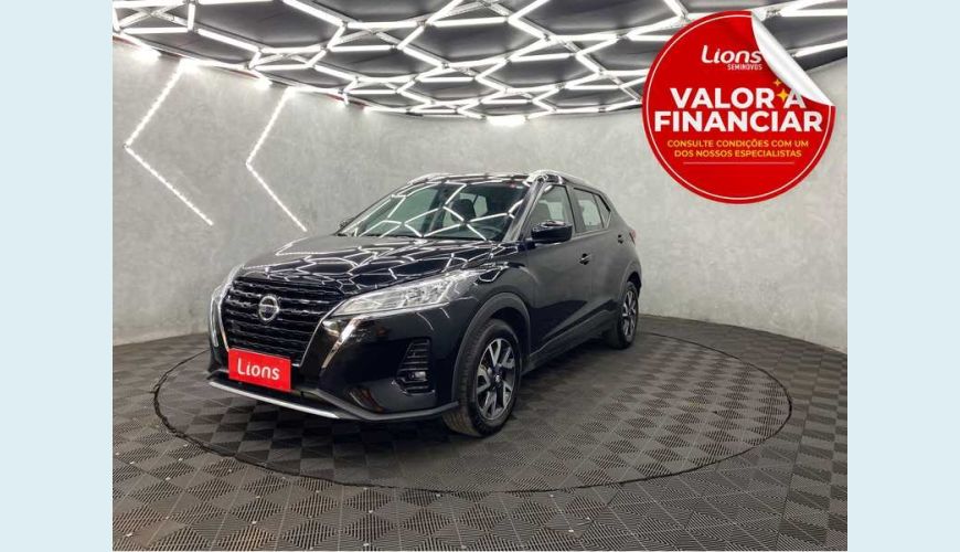 NISSAN KICKS SENSE 1.6 FLEX AUT. - PRETO - 2022 Foto 1 (Grande)