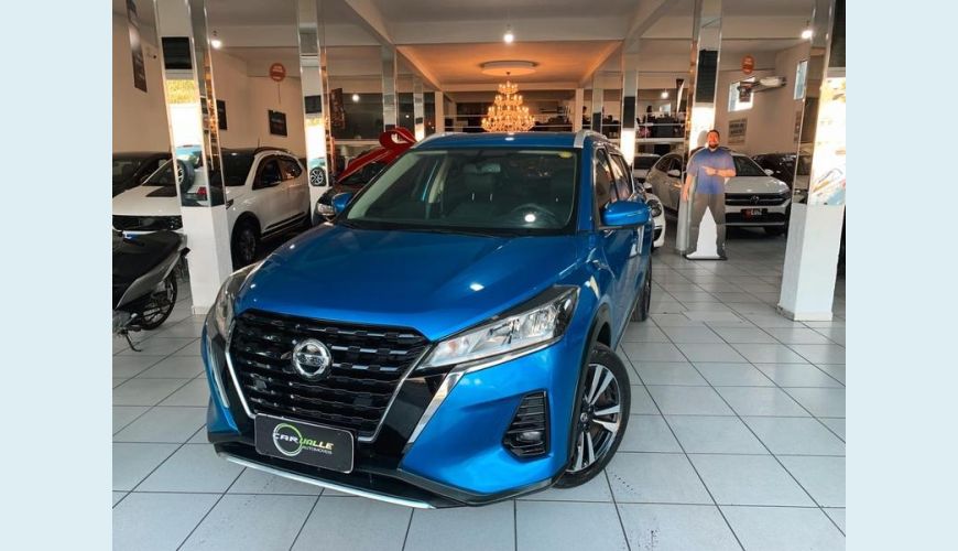 NISSAN KICKS ADVANCE CVT - AZUL - 2022 Foto 1 (Grande)