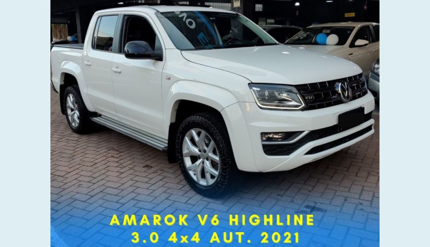 VOLKSWAGEN AMAROK HIGHLINE CD 3.0 4X4 TB DIES. AUT. - BRANCO - 2021 Foto 1 (Grande)