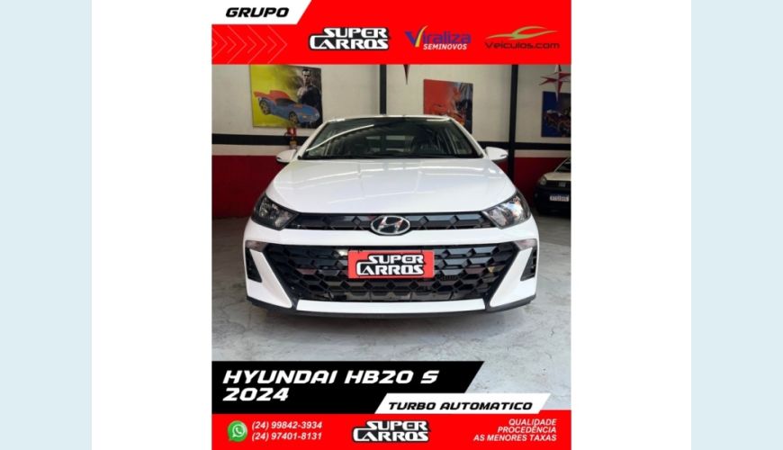 HYUNDAI HB 20S - BRANCO - 2024 Foto 1 (Grande)