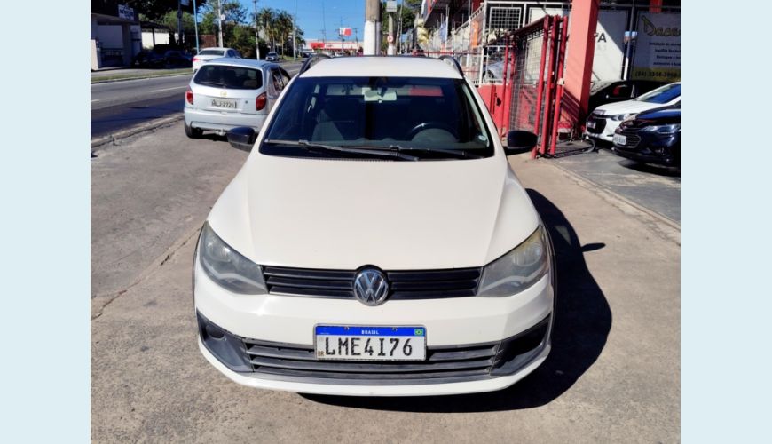 VOLKSWAGEN SAVEIRO TRENDLINE 1.6 MSI CD FLEX - BRANCO - 2015 Foto 1 (Grande)