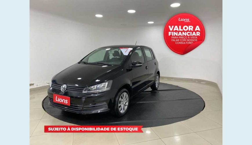 VOLKSWAGEN FOX 1.0 MPI TRENDLINE FLEX - PRETO - 2017 Foto 1 (Grande)