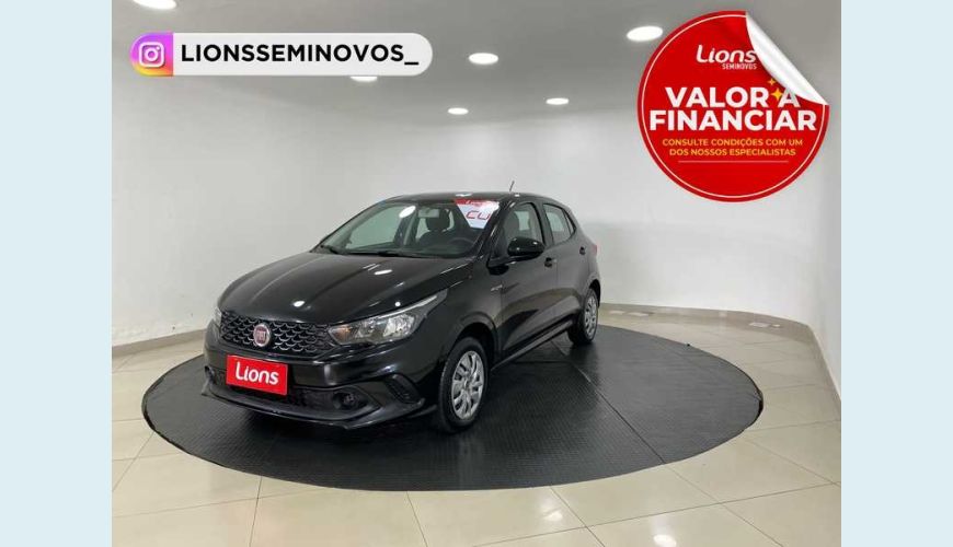 FIAT ARGO DRIVE 1.0 FIREFLY FLEX - PRETO - 2020 Foto 1 (Grande)