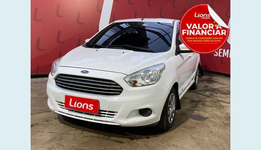 FORD KA SEDAN SE 1.0 FLEX - BRANCO - 2015 Foto 1 (Grande)