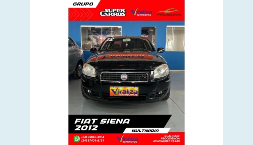 FIAT SIENA - PRETO - 2012 Foto 1 (Grande)