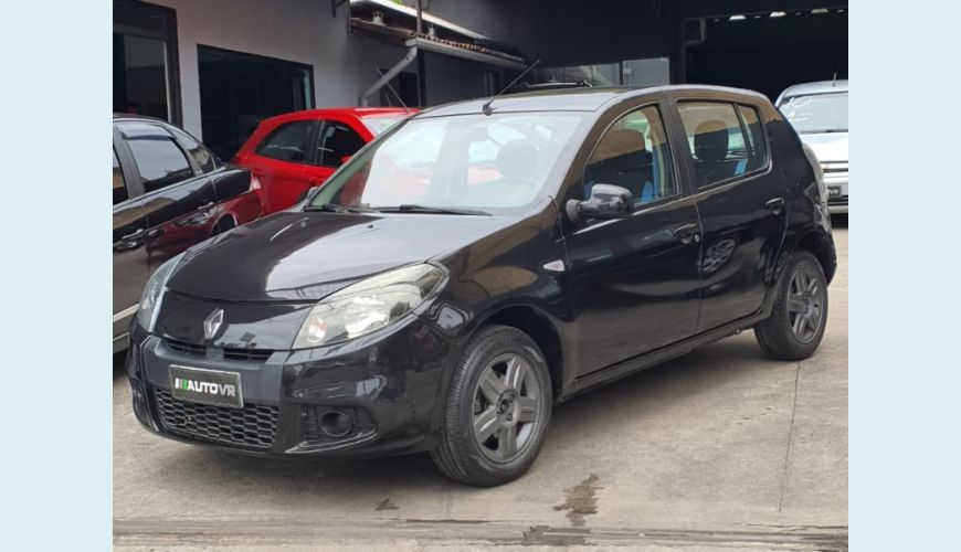 RENAULT SANDERO TECHRUN HI-FLEX 1.0 16V 5P - PRETO - 2014 Foto 1 (Grande)
