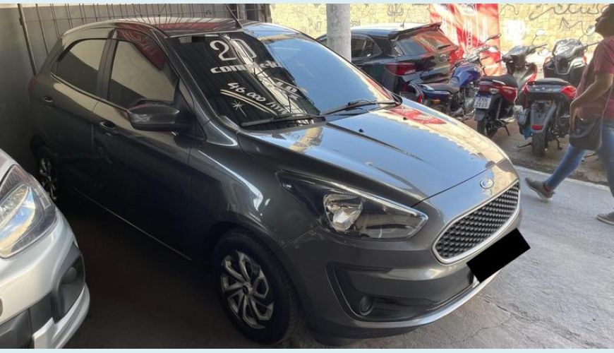 FORD KA 1.0 SE 12V FLEX 4P MANUAL - CINZA - 2020 Foto 1 (Grande)
