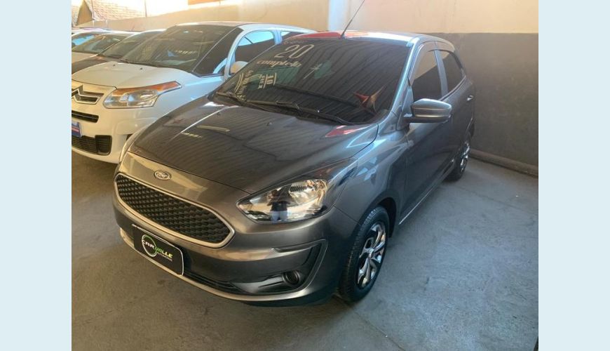 FORD KA 1.0 SE 12V FLEX 4P MANUAL - CINZA - 2020 Foto 1 (Grande)