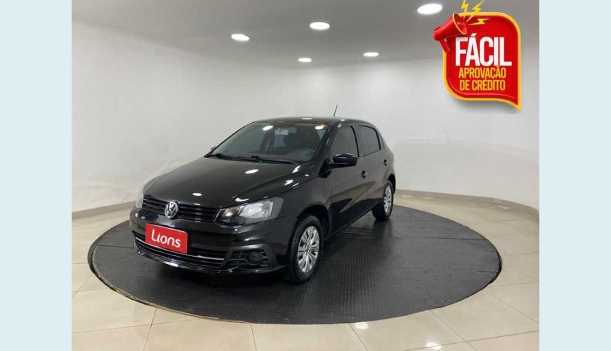 VOLKSWAGEN GOL 1.0 MPI TRENDLINE 12V 5P FLEX - PRETO - 2018 Foto 1 (Grande)