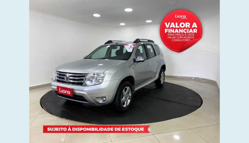 RENAULT DUSTER 2.0 16V DYNAMIQUE FLEXAUT. - PRATA - 2014 Foto 1 (Grande)