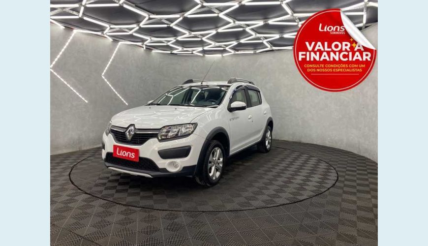 RENAULT SANDERO STEPWAY 1.6 16V SCE FLEX - BRANCO - 2017 Foto 1 (Grande)