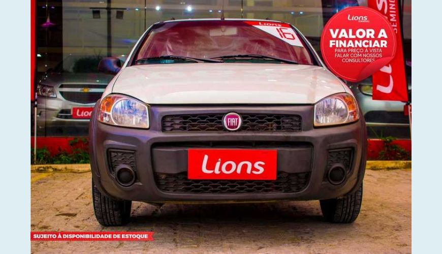 FIAT STRADA WORKING 1.4 FLEX - BRANCO - 2016 Foto 1 (Grande)