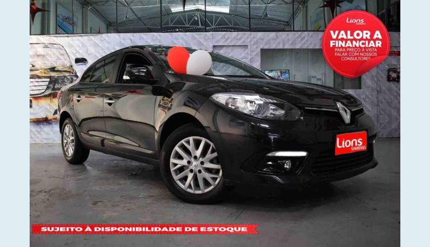 RENAULT FLUENCE 2.0 16V DYNAMIQUE PLUS X-TRONIC FLEX - PRETO - 2015 Foto 1 (Grande)