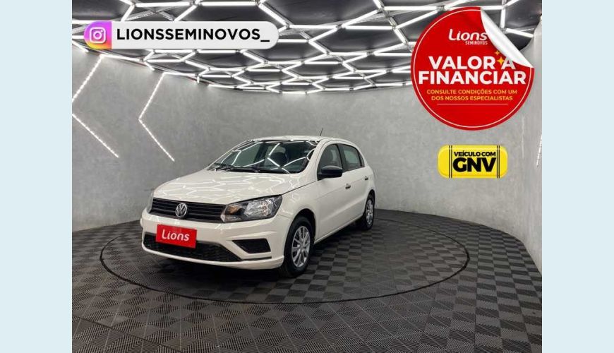 VOLKSWAGEN GOL 1.0 12V FLEX - BRANCO - 2020 Foto 1 (Grande)