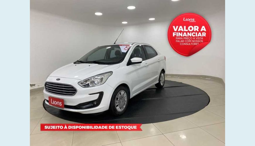 FORD KA SEDAN SE 1.5 12V FLEX - BRANCO - 2019 Foto 1 (Grande)