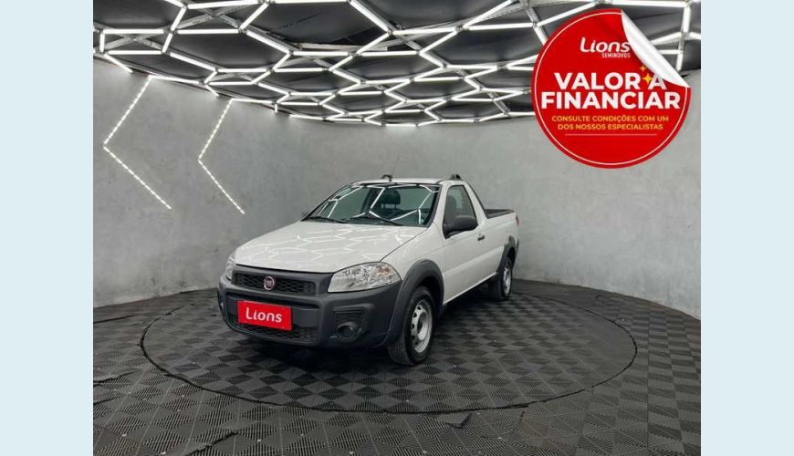 FIAT STRADA HARD WORKING 1.4 FLEX CD - BRANCO - 2020 Foto 1 (Grande)
