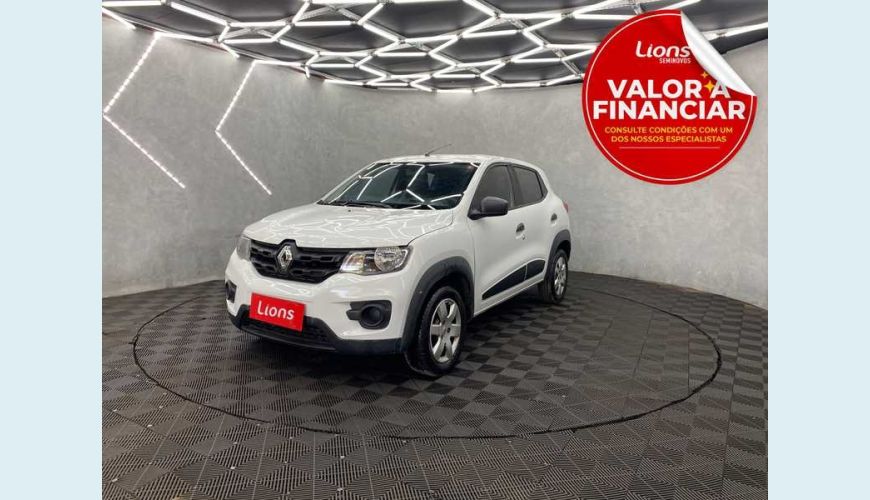 RENAULT KWID ZEN 1.0 12V SCE FLEX - BRANCO - 2019 Foto 1 (Grande)
