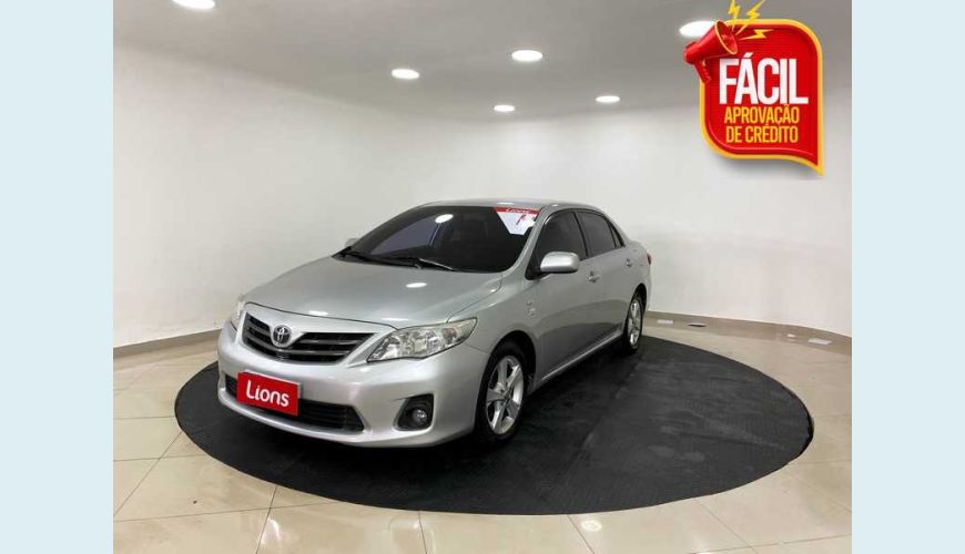 TOYOTA COROLLA SEDAN 1.8 DUAL VVT-I GLI FLEX - PRATA - 2014 Foto 1 (Grande)