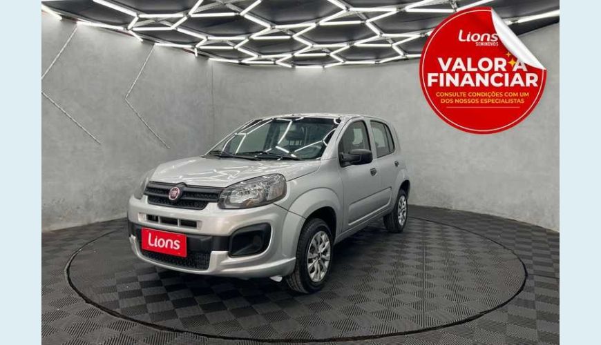 FIAT UNO ATTRACTIVE 1.0 - PRATA - 2021 Foto 1 (Grande)