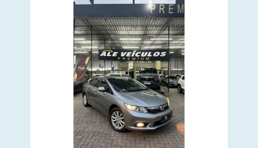 HONDA CIVIC - CINZA - 2014 Foto 1 (Grande)