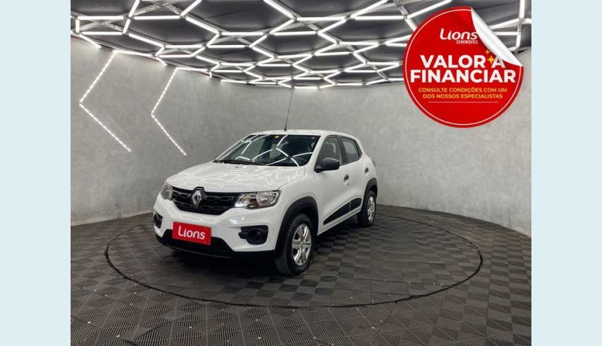 RENAULT KWID ZEN 1.0 12V SCE FLEX - BRANCO - 2021 Foto 1 (Grande)
