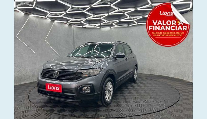 VOLKSWAGEN T-CROSS 1.0 200 TSI 12V AUT. FLEX - PRATA - 2022 Foto 1 (Grande)