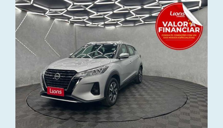 NISSAN KICKS SENSE CVT 1.6 FLEX - PRATA - 2024 Foto 1 (Grande)