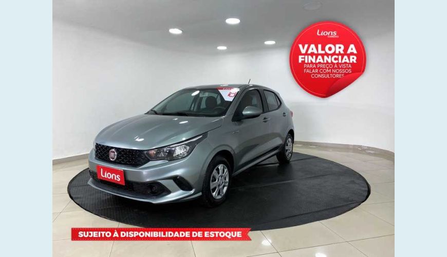 FIAT ARGO 1.0 FLEX - CINZA - 2018 Foto 1 (Grande)