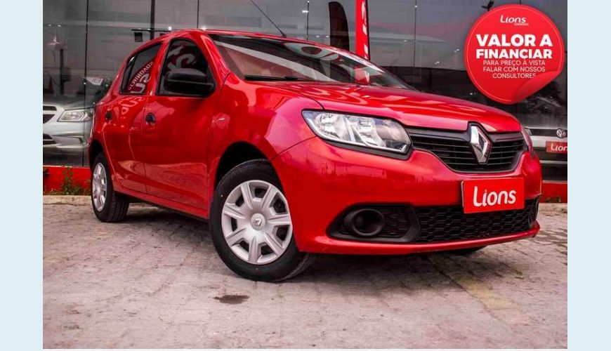 RENAULT SANDERO AUTHENTIQUE 1.0 12V SCE FLEX - VERMELHO - 2019 Foto 1 (Grande)