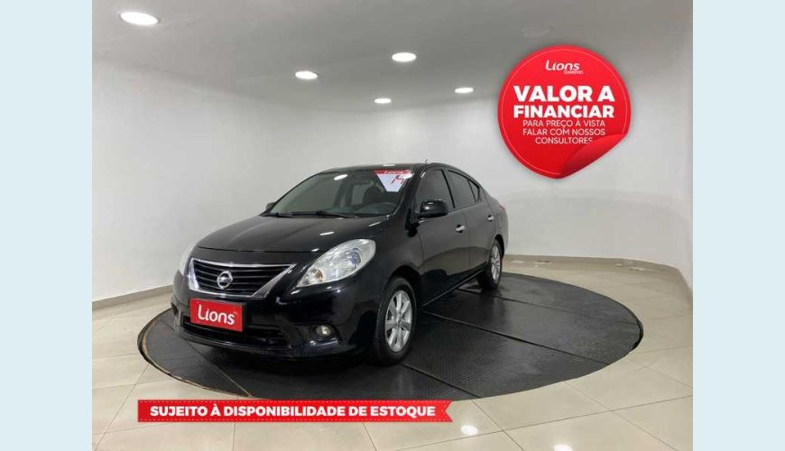 NISSAN VERSA 1.6 16V SL FLEX - PRETO - 2014 Foto 1 (Grande)