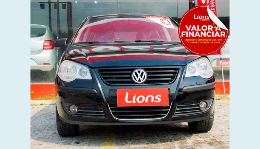 VOLKSWAGEN POLO SEDAN 1.6 8V FLEX - PRETO - 2010 Foto 1 (Grande)