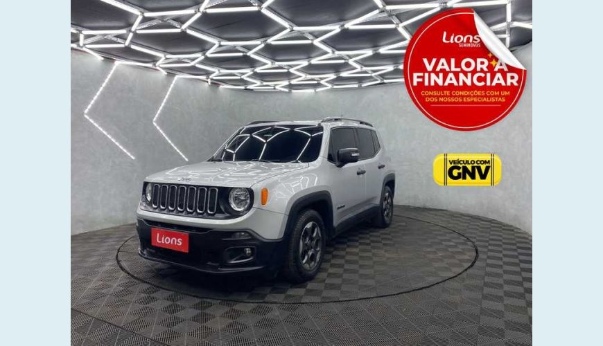 JEEP RENEGADE SPORT 1.8 4X2 AUT. FLEX - PRATA - 2017 Foto 1 (Grande)