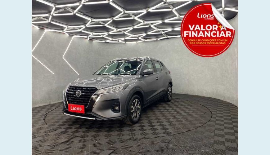 NISSAN KICKS SENSE 1.6 FLEX AUT. - CINZA - 2022 Foto 1 (Grande)