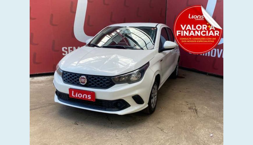 FIAT ARGO DRIVE 1.0 FIREFLY FLEX - BRANCO - 2020 Foto 1 (Grande)